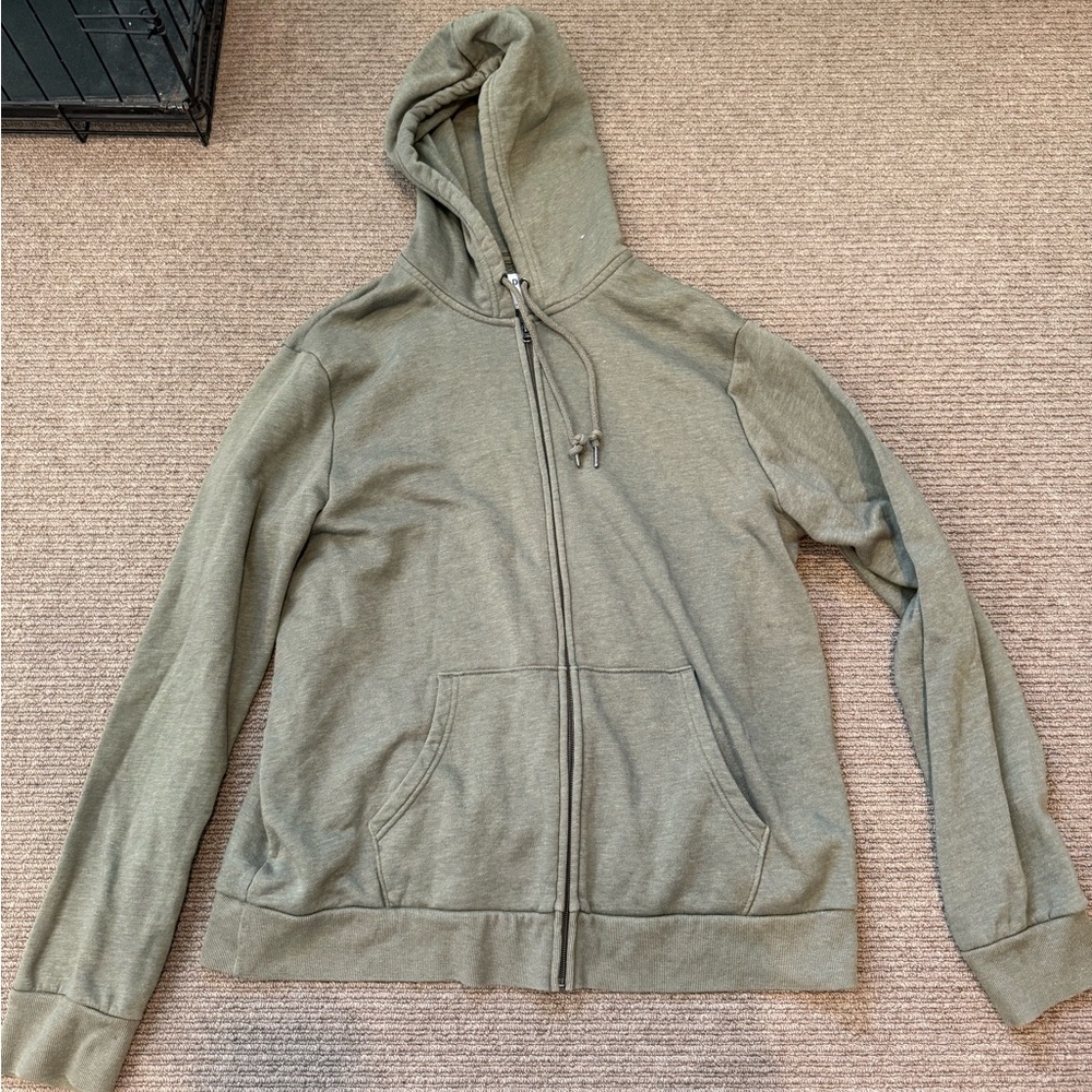 Old Navy Olive Zip-Up Hoodie